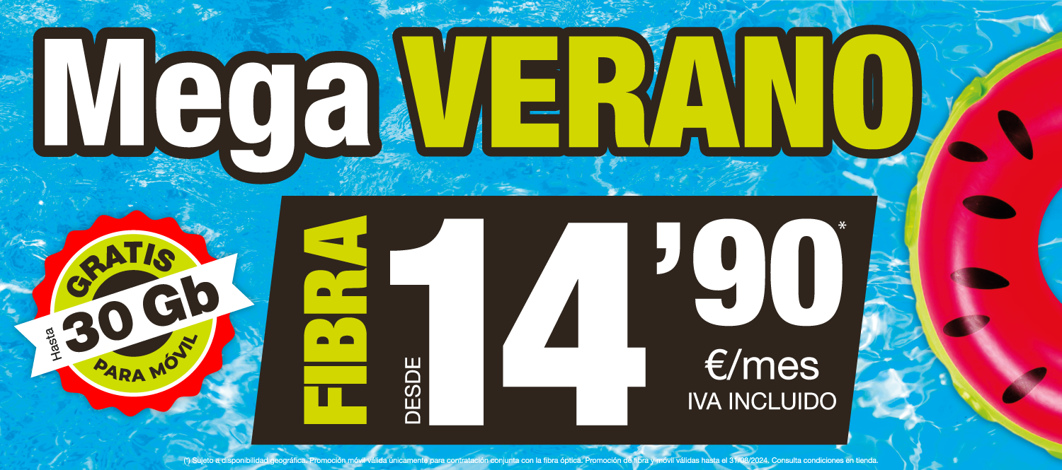 Oferta fibra en verano